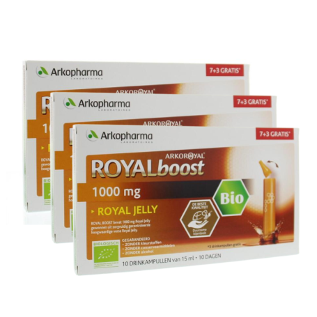 3x Arkoroyal Royal Jelly boost (10 stuks) van Royal Boost