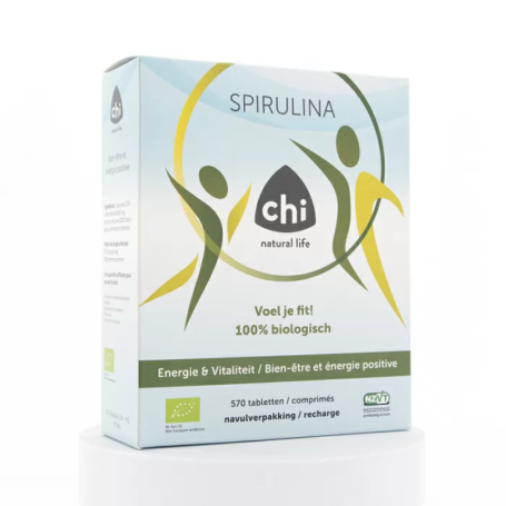 Chi Spirulina navul bio (570 tabletten) van CHI