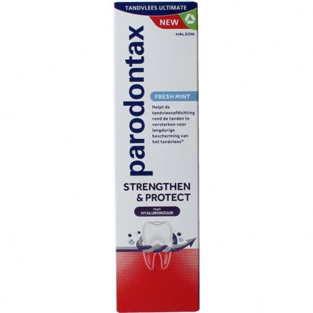Tandpasta strengthen & protect freshmint van Parodontax