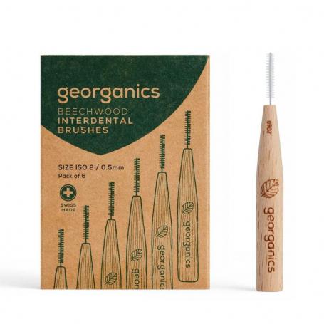 Interdental brush iso-2 beechwood van Georganics
