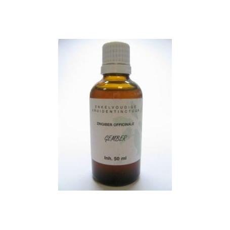 Zingiber officinalis rhiz/gember tinctuur bio van Cruydhof