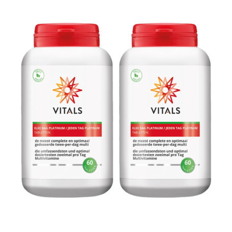 2x Vitals Elke dag platinum (60 tabletten) van Vitals