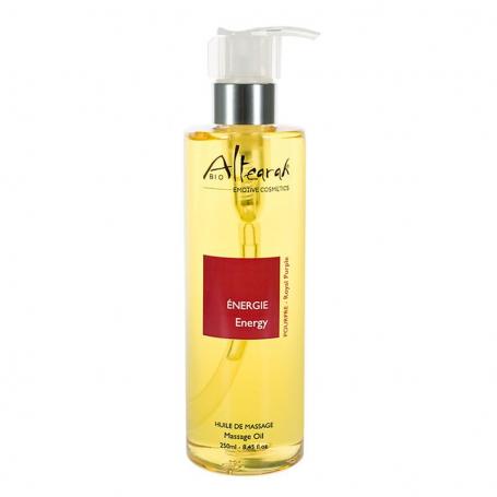 Massageolie energy purple bio van Altearah