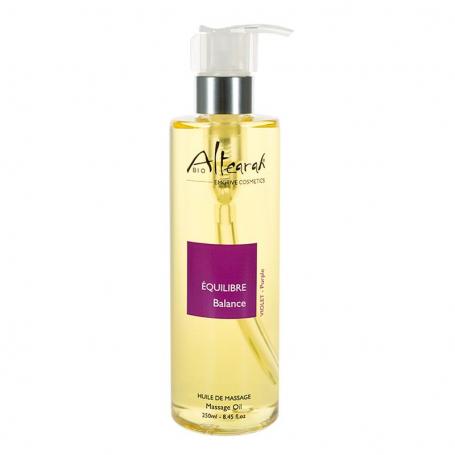 Masageolie balance violet bio van Altearah
