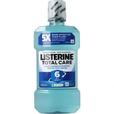 Mondwater total care tegen tandsteen van Listerine