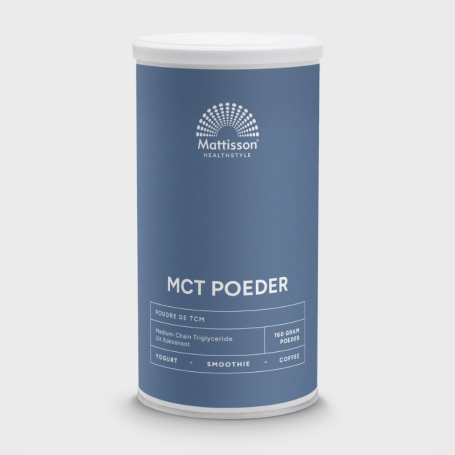 Mattisson MCT Poeder coconut pure (160 gram) van Mattisson