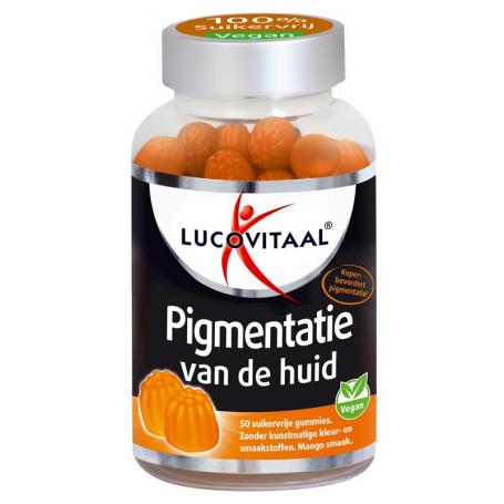 Pigmentatie van de huid gummies van Lucovitaal