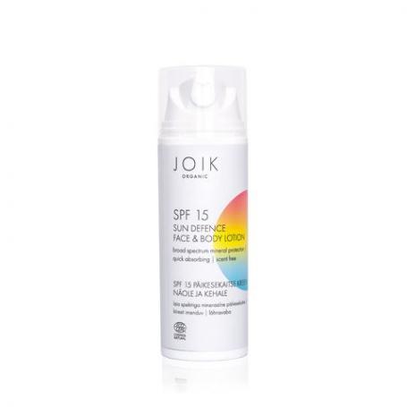 Gezicht & bodylotion SPF15 van Joik