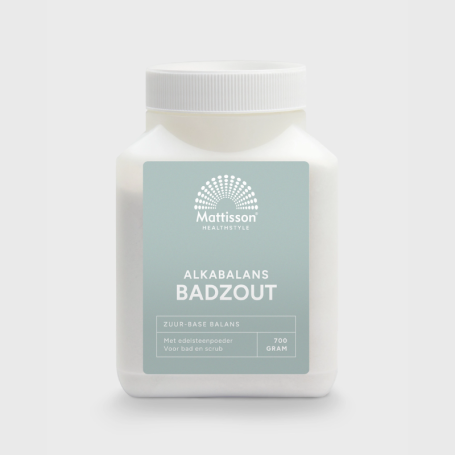 Mattisson Alkabalans zuur base badzout PH 8.0 (700 gram) van Mattisson