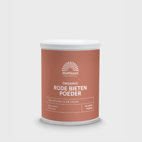 Mattisson Rode bieten poeder - beta vulgaris bio (125 gram) van Mattisson