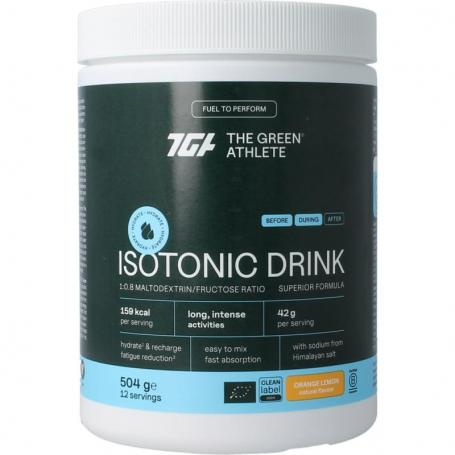 Isotonic drink bio van Green Athlete