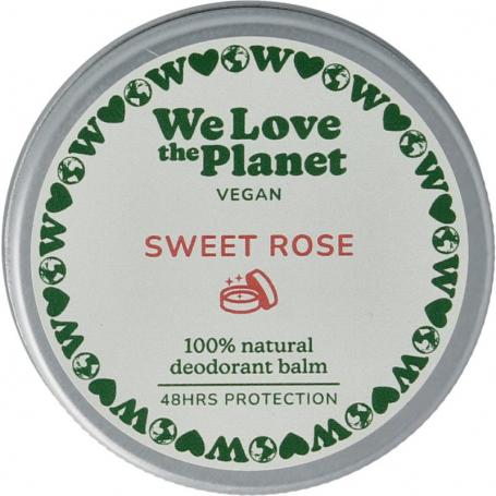 Deodorant balm sweet rose vegan van We Love
