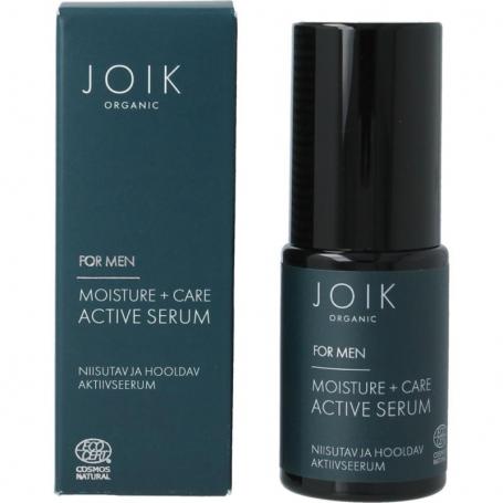 Men moisture and care active serum van Joik