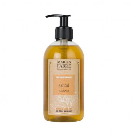 Zeep sandelhout met pomp van Marius Fabre