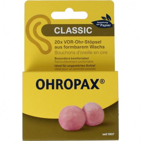 Oordopjes classic van Ohropax