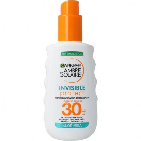 Invisible protect transparante spray SPF30 van Ambre Solaire