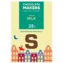 Sintletter melkchocolade 25% bio van Chocolatemakers