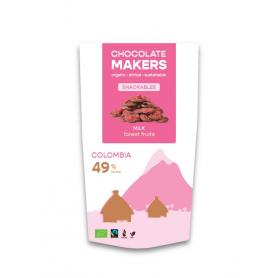 Reep tres hombres 100% extra puur fairtrade bio van Chocolatemakers