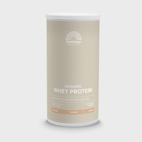 Mattisson Wei whey proteine cacao 75% bio (450 gram) van Mattisson