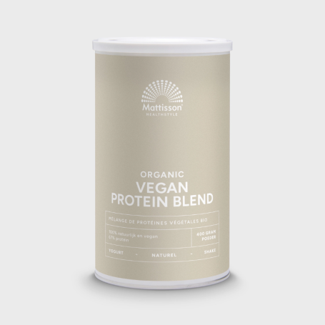 Mattisson Vegan protein blend 67% naturel bio (400 gram) van Mattisson