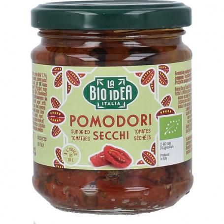 Zongedroogde tomaten in olijfolie bio van La Bio Idea