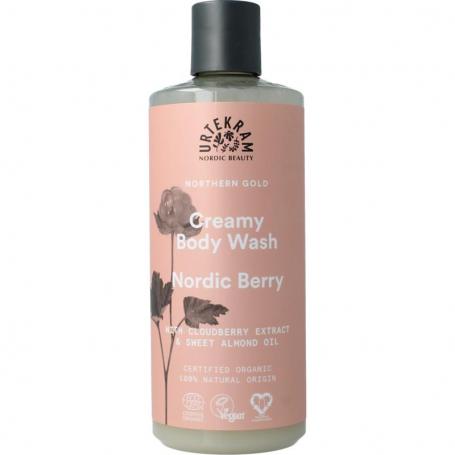 Nordic berry creamy body wash van Urtekram