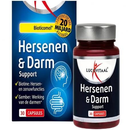 Hersenen & darm support Bioticomel van Lucovitaal