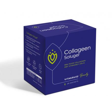 Collageen solugel vit C en D sachet 10 gram van Vitakruid