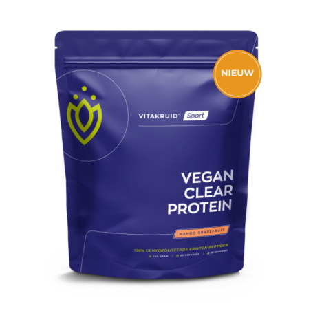 Vitakruid Vegan clear protein mango grapefruit (750 gram) van Vitakruid