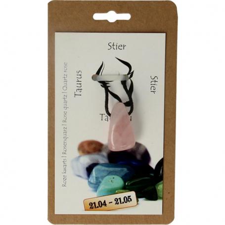 Sterrenbeeldsteen hanger stier van Steengoed