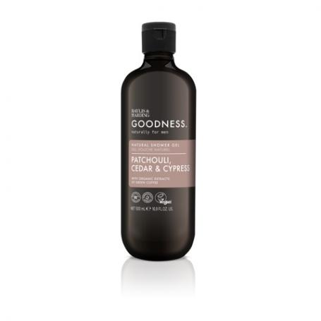Goodness men showergel patchouli, cedar & cypress van Baylis & Harding