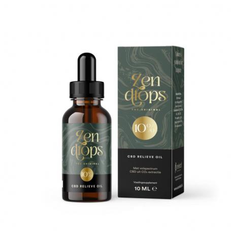 CBD olie 10% hennepzaadolie van Zendrops