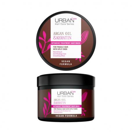 Argan oil & keratin haircare mask van Urban Care