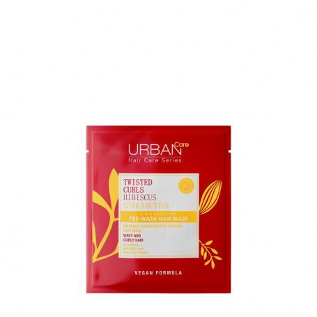 Hibiscus & shea butter pre-wash hair mask van Urban Care