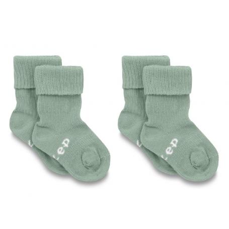 Blijf baby sokjes 6-12 mnd pale green/groen van Kipkep