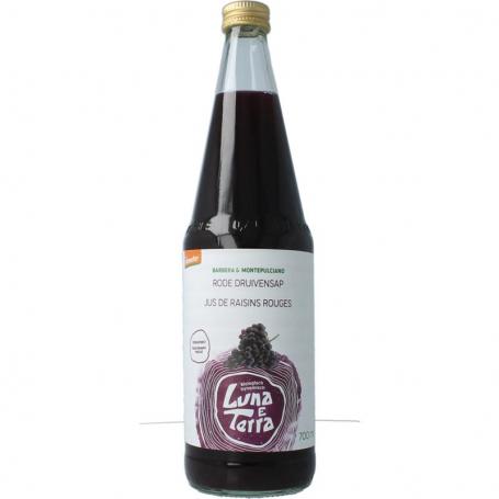 Druivensap rood bio van Luna E Terra