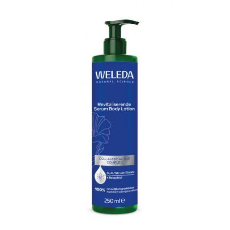 Blauwe gentiaan bodylotion van Weleda
