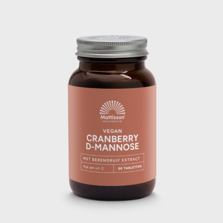 Mattisson Cranberry D-Mannose met berendruif extract (90 tabletten) van Mattisson