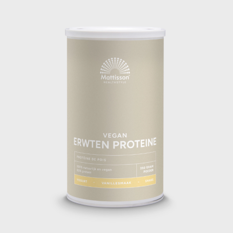 Mattisson Erwten proteine vanille vegan (350 gram) van Mattisson