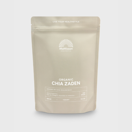 Mattisson Chia zaad raw bio (500 gram) van Mattisson