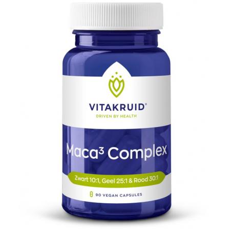 Vitakruid Maca complex zwart/geel/rood (90 capsules) van Vitakruid