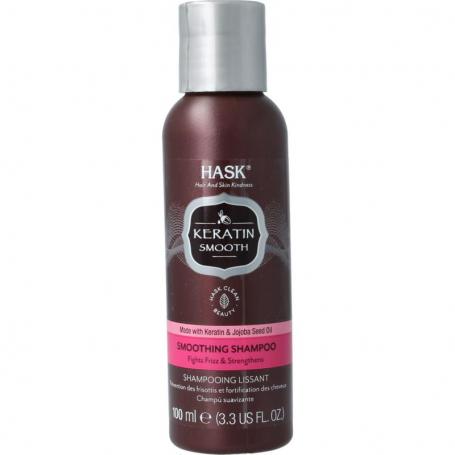 Keratin protein smoothing shampoo travel size van Hask