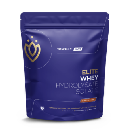Vitakruid Elite whey hydrolysate isolate chocolade (990 gram) van Vitakruid