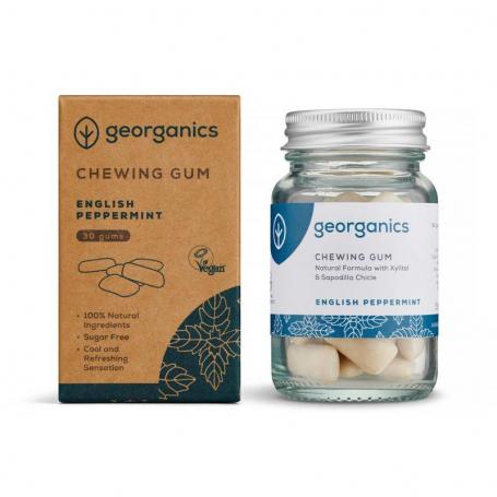 Chewing gum English peppermint van Georganics