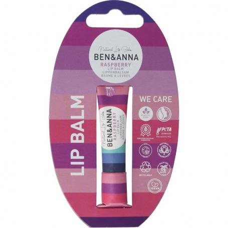 Lipbalm raspberry van Ben & Anna