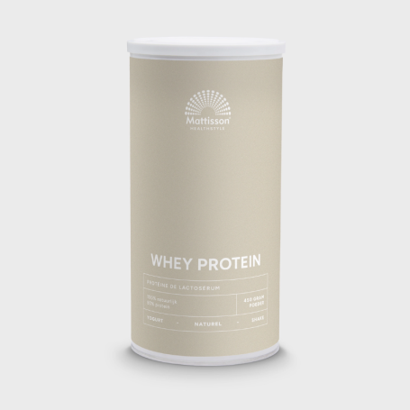 Mattisson Sport wei whey proteine concentraat naturel (450 gram) van Mattisson