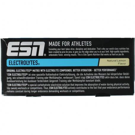 Electrolytes pro natural lemon van ESN
