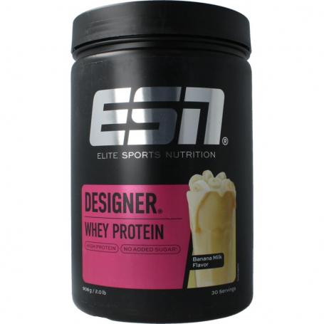 Designer whey banana milk van ESN