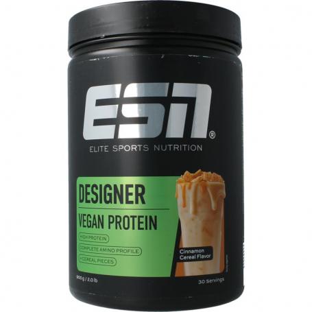 Vegan designer protein cinnamon cereal van ESN