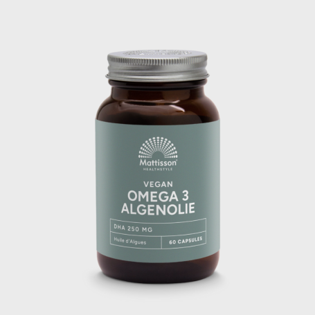 Mattisson Vegan omega-3 algenolie DHA 250mg (60 capsules) van Mattisson
